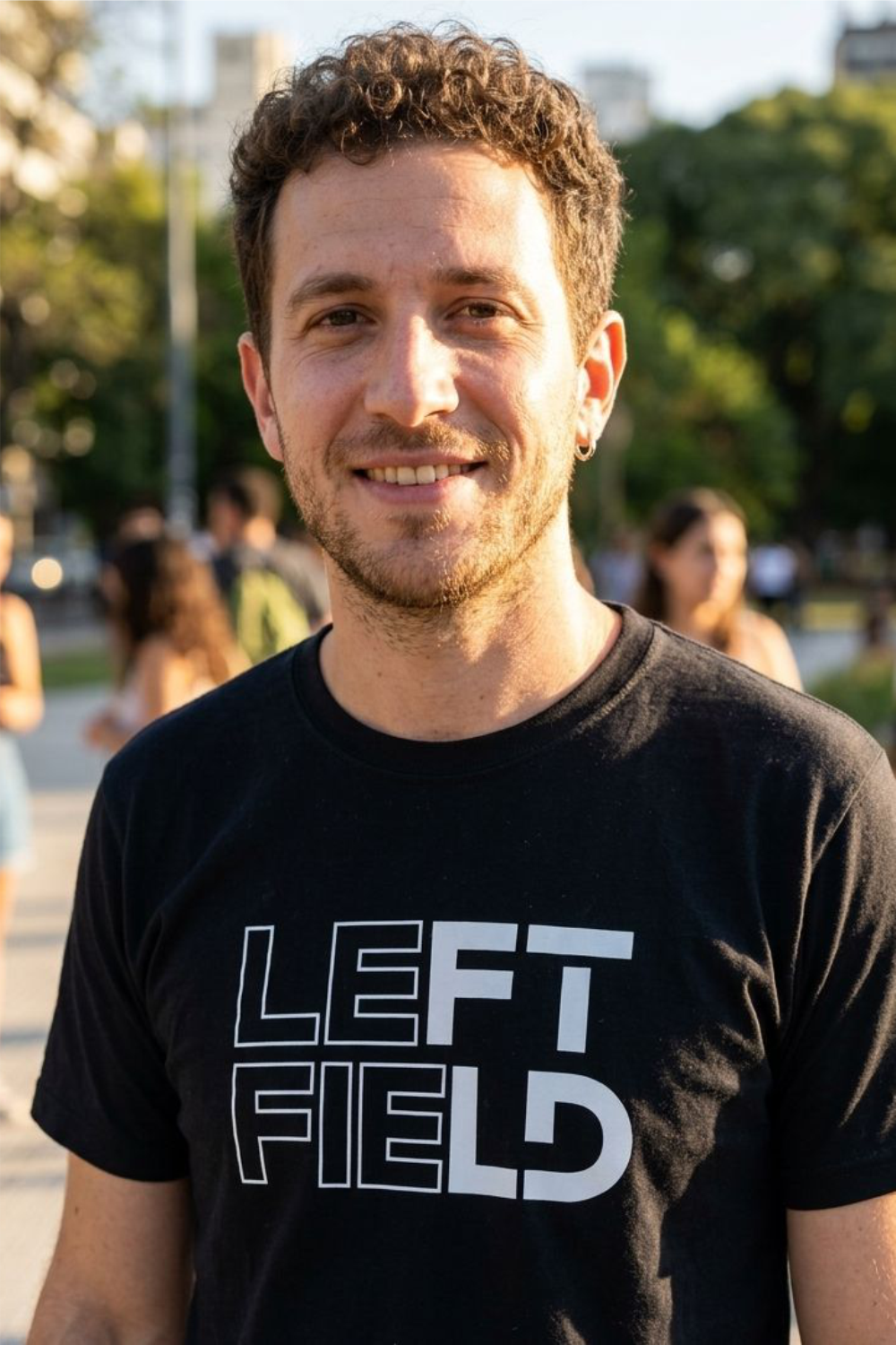 Camiseta Masculina Urban Black - Left Field